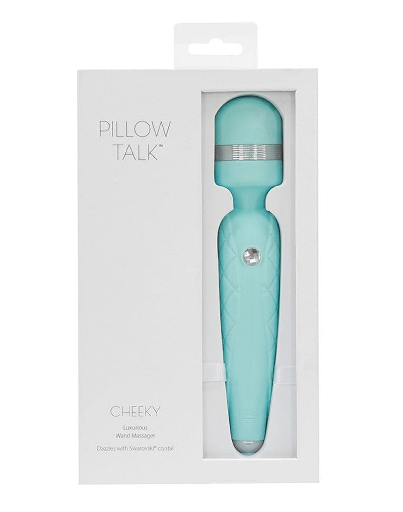 Pillow Talk - Cheeky Wand Massager - Lichtblauw-Laced-up.nl