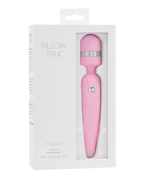 Pillow Talk - Cheeky Wand Massager - Lichtroze-Erotiekvoordeel.nl