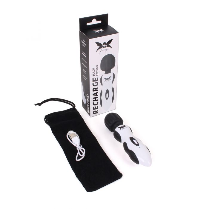 Pixey - Wand Vibrator Recharge Black Edition