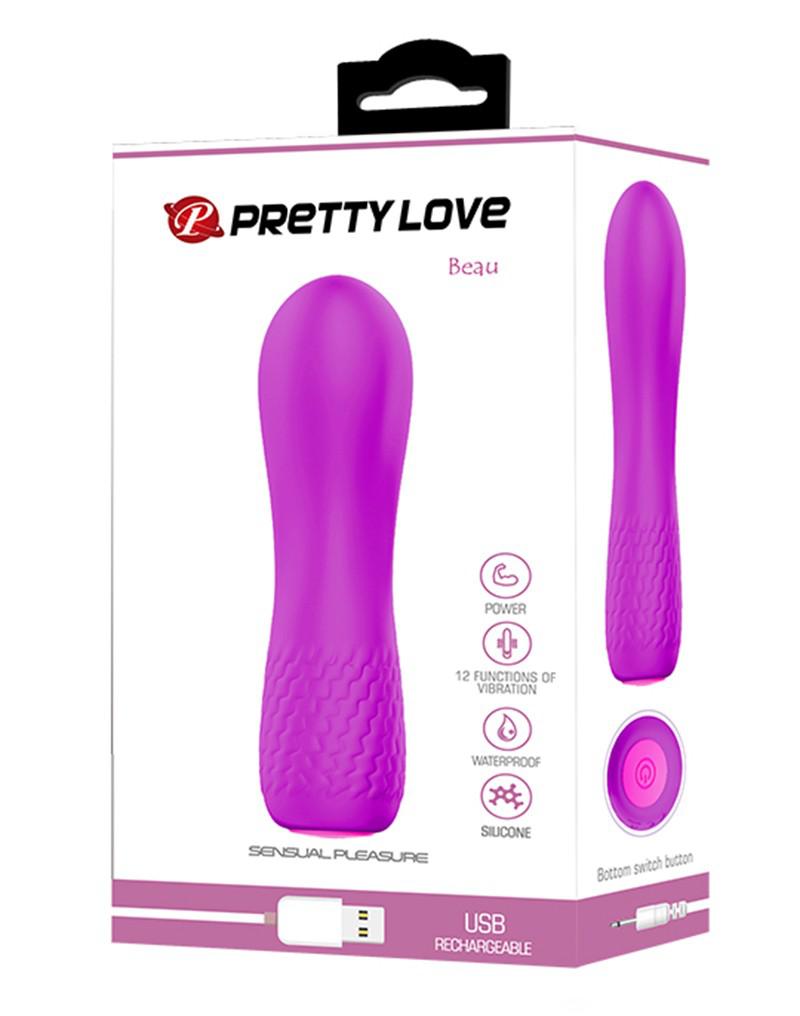 Pretty Love - Beau - Mini Vibrator - Roze-Erotiekvoordeel.nl