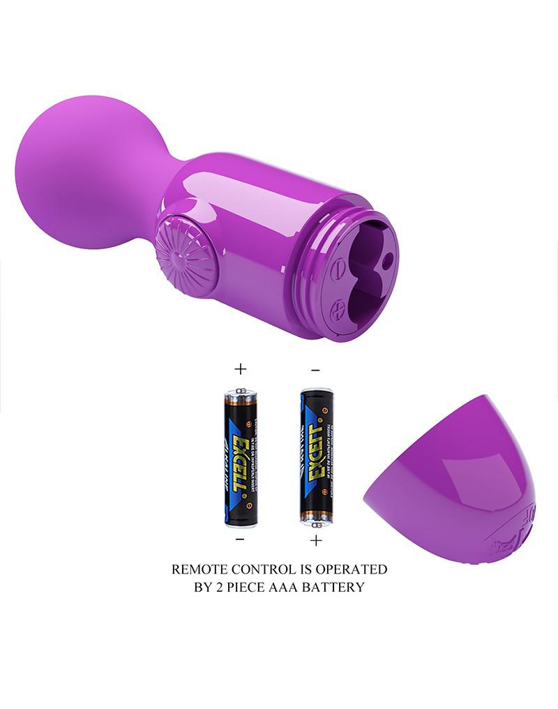 Pretty Love - Little Cute - Vibrator - Mini Stick - Mini Wand Vibrator - Paars - Compact, Krachtig en Veelzijdig-Erotiekvoordeel.nl