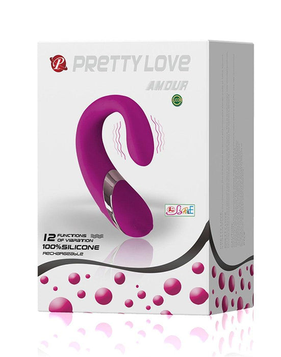 Pretty Love - Amour - Flexibele Clitoris En G-spot Vibrator - Roze-Erotiekvoordeel.nl