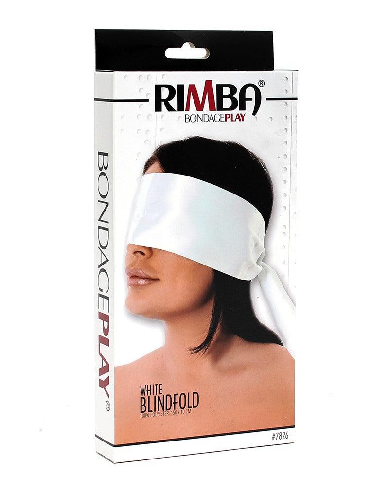 Rimba Bondage Play - Blinddoek - Ook Voor Bondage - Wit - Nylon - Lengte 150 cm - Breedte 10 cm