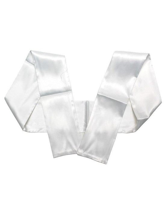 Rimba Bondage Play - Blinddoek - Ook Voor Bondage - Wit - Nylon - Lengte 150 cm - Breedte 10 cm