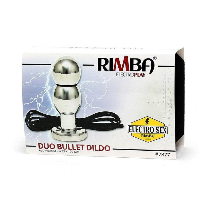 Rimba Electro Sex - Buttplug voor Electro Stimulatie - Bipolaire dildo - Diameter 35 mm - Lengte 10 cm-Erotiekvoordeel.nl