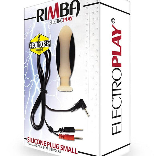 Rimba Electro Sex - Siliconen Dildo Plug Klein bi-polair 80 mm