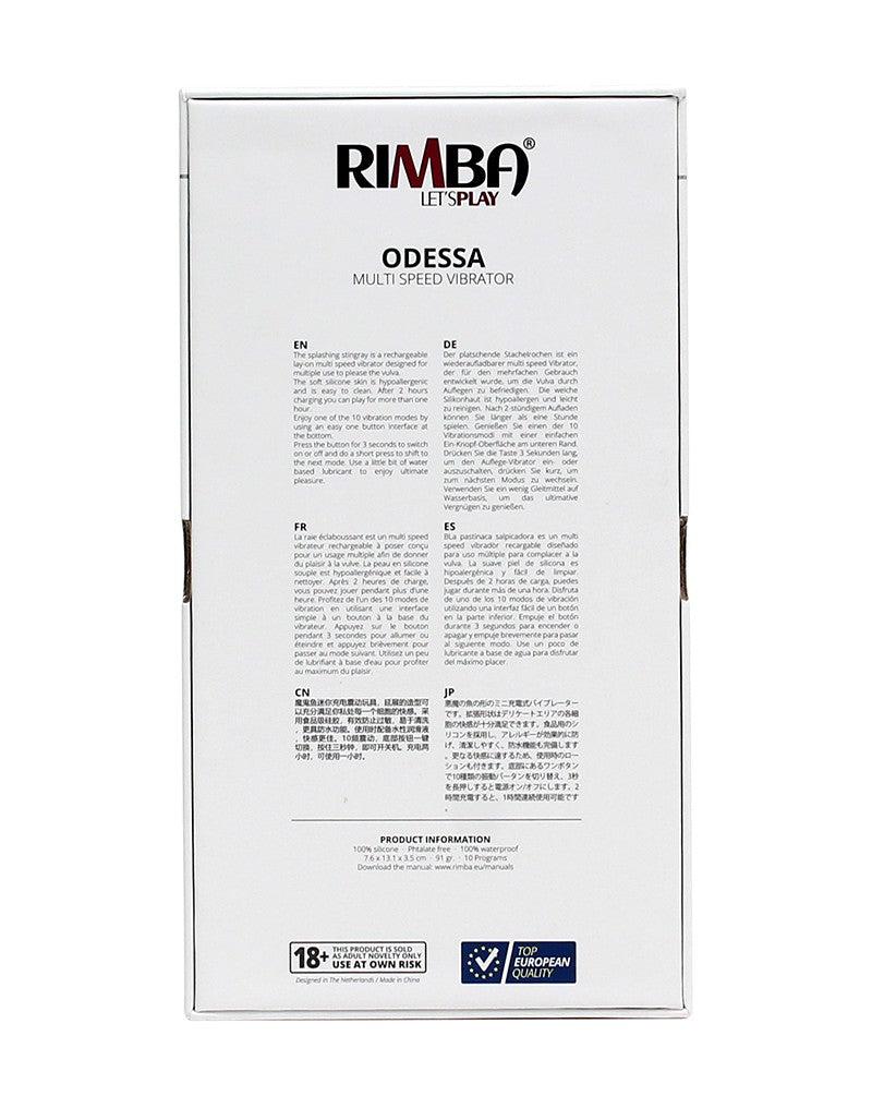Rimba - Odessa - Vulva En Clitoris Vibrator - Turquoise-Erotiekvoordeel.nl