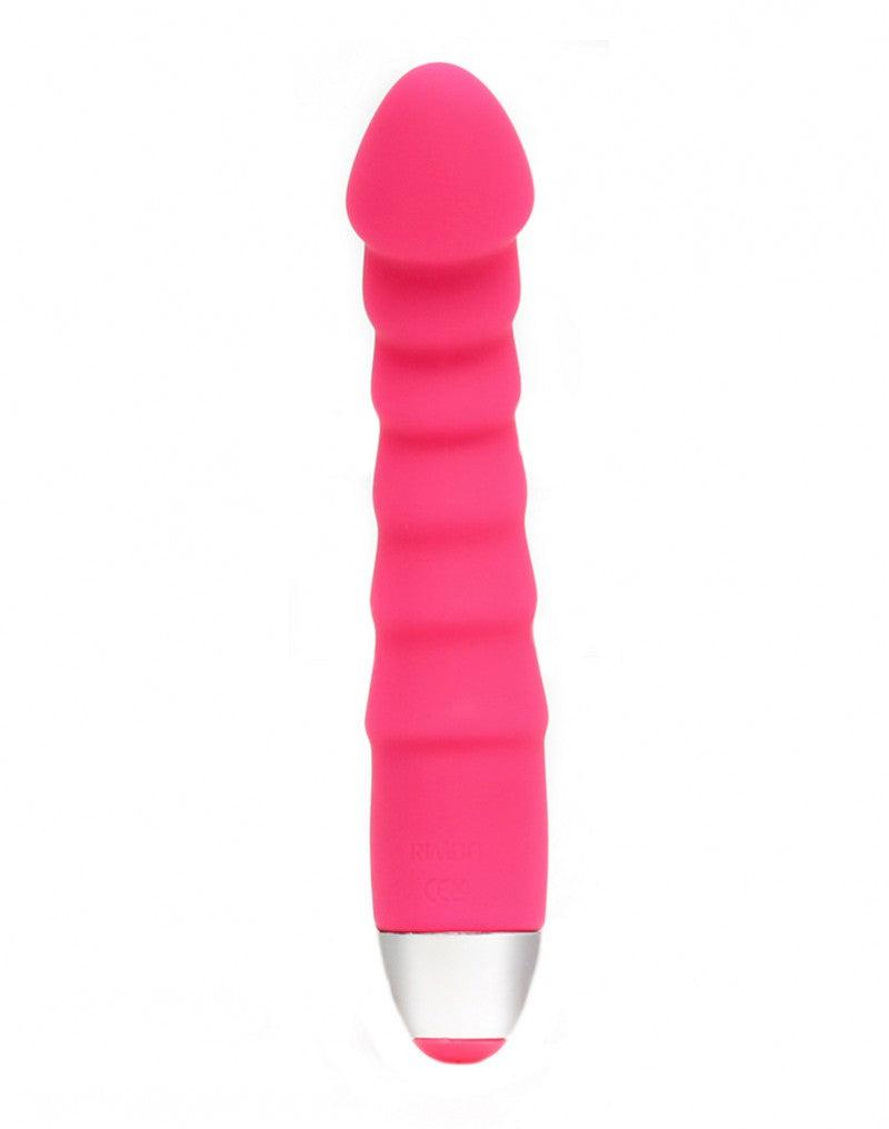 Rimba - Palma - Semi-Realistische Vibrator - Hot pink-Erotiekvoordeel.nl
