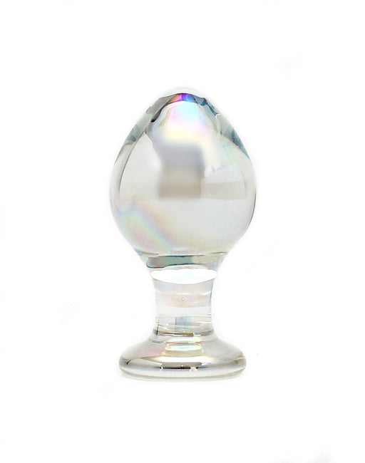 Rimba - Sensual Glass - Glazen Buttplug Zelda - Transparant-Erotiekvoordeel.nl