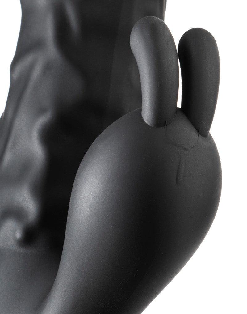 Rimba - Sensual Nights SN06 - Realistische Rabbit Vibrator - Zwart-Erotiekvoordeel.nl