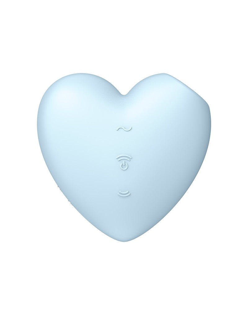 Satisfyer - Cutie Heart - Luchtdruk Vibrator- Lichtblauw-Erotiekvoordeel.nl