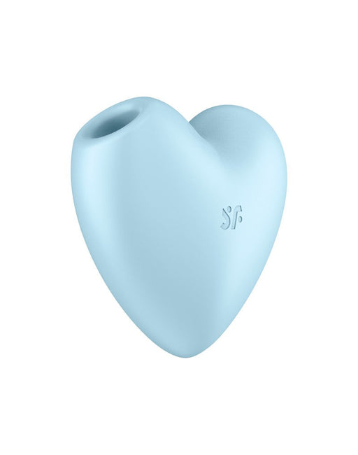 Satisfyer - Cutie Heart - Luchtdruk Vibrator- Lichtblauw-Erotiekvoordeel.nl