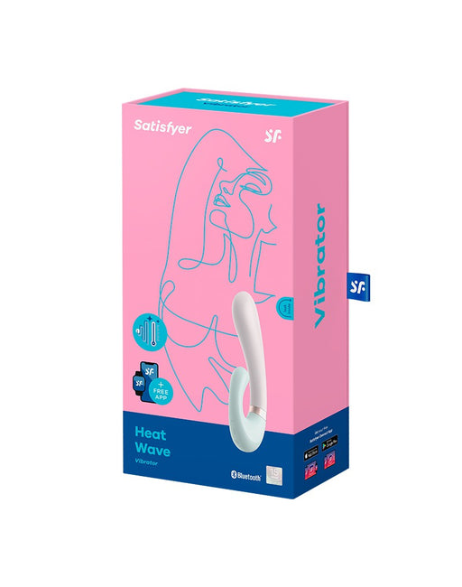 Satisfyer - Heat Wave - Verwarmde Rabbit Vibrator Met App Control - Mintgroen-Erotiekvoordeel.nl