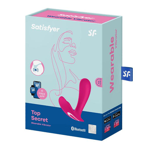 Satisfyer - Top Secret - Draagbare Vibrator Met Anaal Stimulator Roze-Erotiekvoordeel.nl