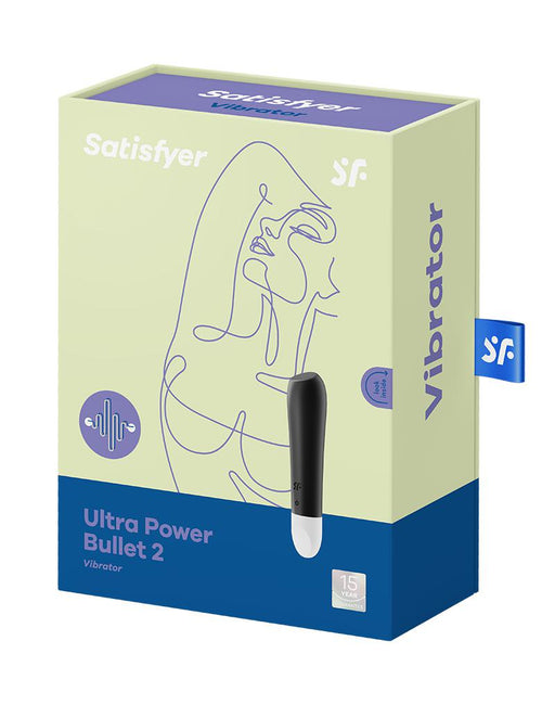 Satisfyer - Ultra Power Bullet 2 - Bullet Vibrator - Zwart-Erotiekvoordeel.nl