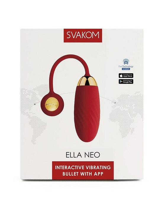 Svakom - Connexion Series Ella Neo App Controlled ergonomische Bullet Vibrator-Erotiekvoordeel.nl