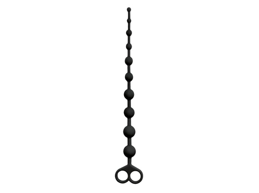 Virgite - Anaal kralen snoer 33.5 cm - Zwart