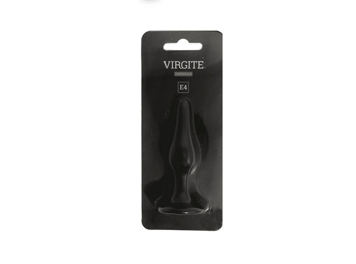 Virgite - Buttplug Met Zuignap 11,5 cm - Zwart