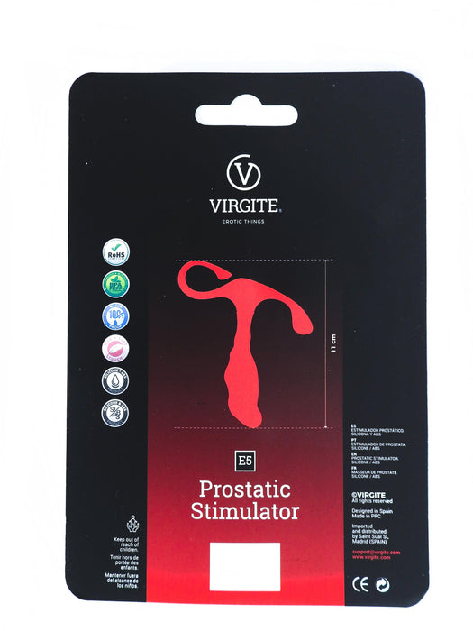 Virgite - Prostaat stimulator Siliconen - Zwart