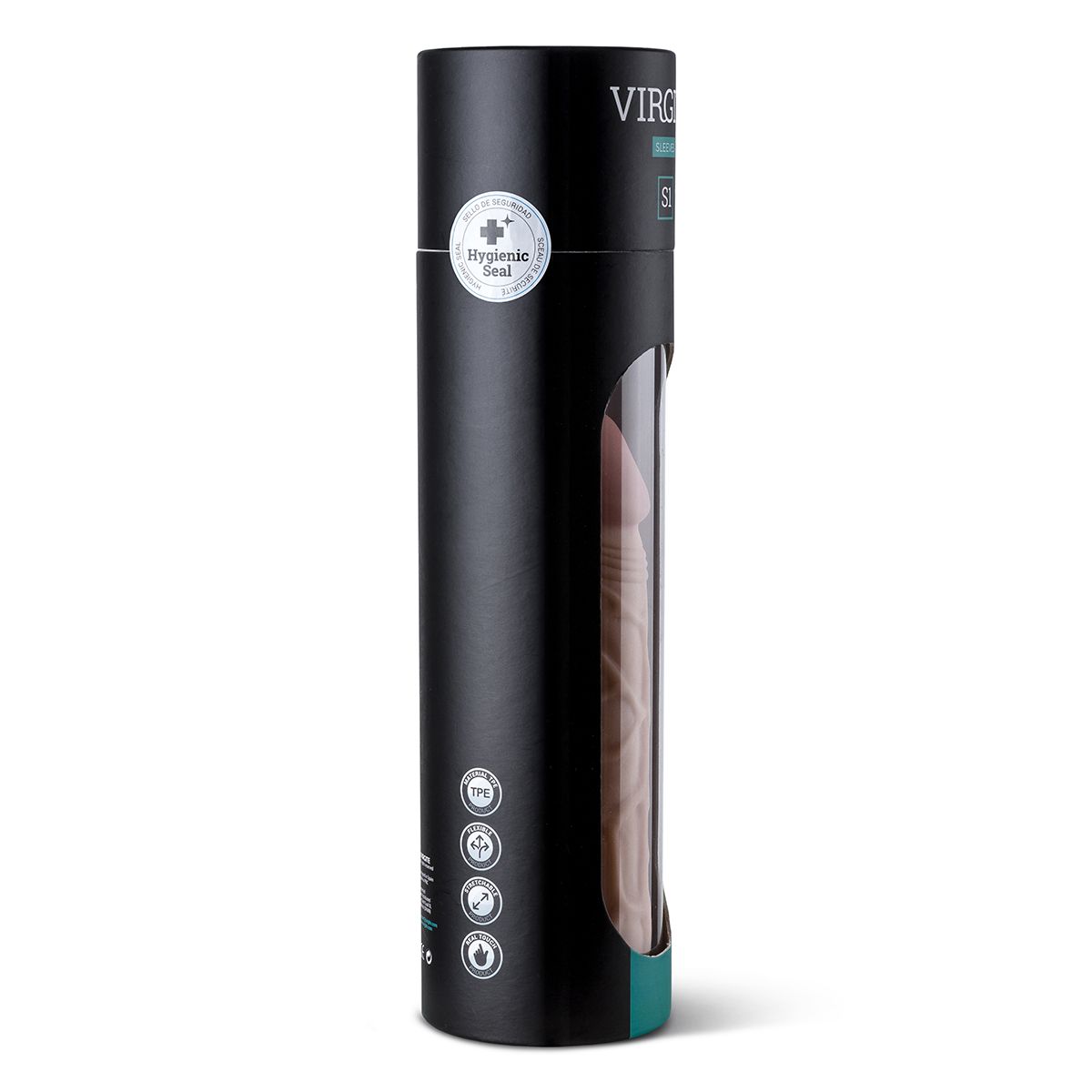 Virgite - Realistische Penis Sleeve 16.5 cm - Lichte Huidskleur