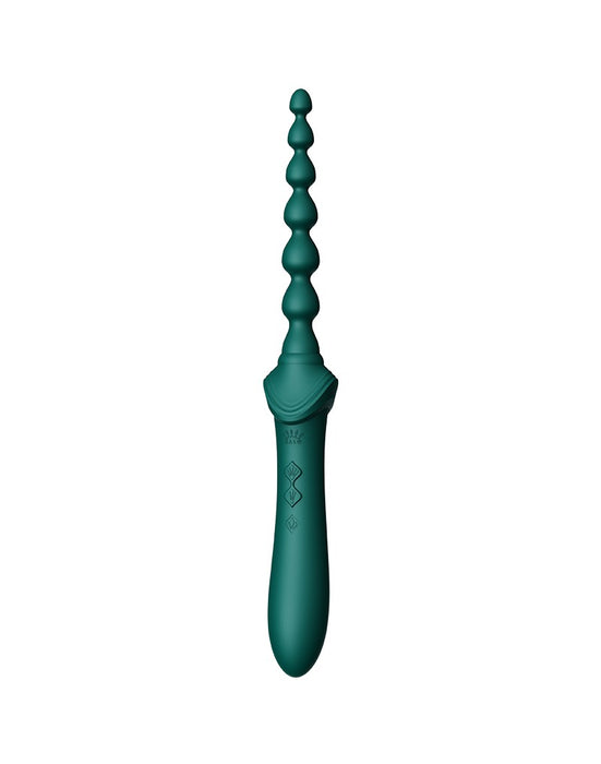 Zalo - Bess 2 - Verwarmde Pinpoint Clitoris Vibrator- Met Extra opzetstukken - Smaragdgroen-Erotiekvoordeel.nl