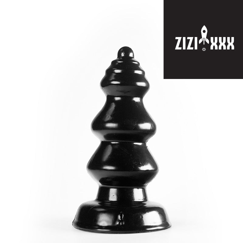 ZiZi - Chikubi Buttplug 12 x 5 cm - Zwart-Erotiekvoordeel.nl