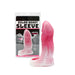 Kiotos Monstar 02 - Penis Sleeve - Penisverlenging - Met Ball Stretcher Opening - Siliconen - Roze Wit-Laced-up.nl