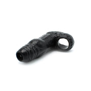 Kiotos Monstar 05 - Penis Sleeve - Penisverlenging - Met Ball Stretcher Opening - Diameter Ø 50 mm - Siliconen - Zwart-Laced-up.nl