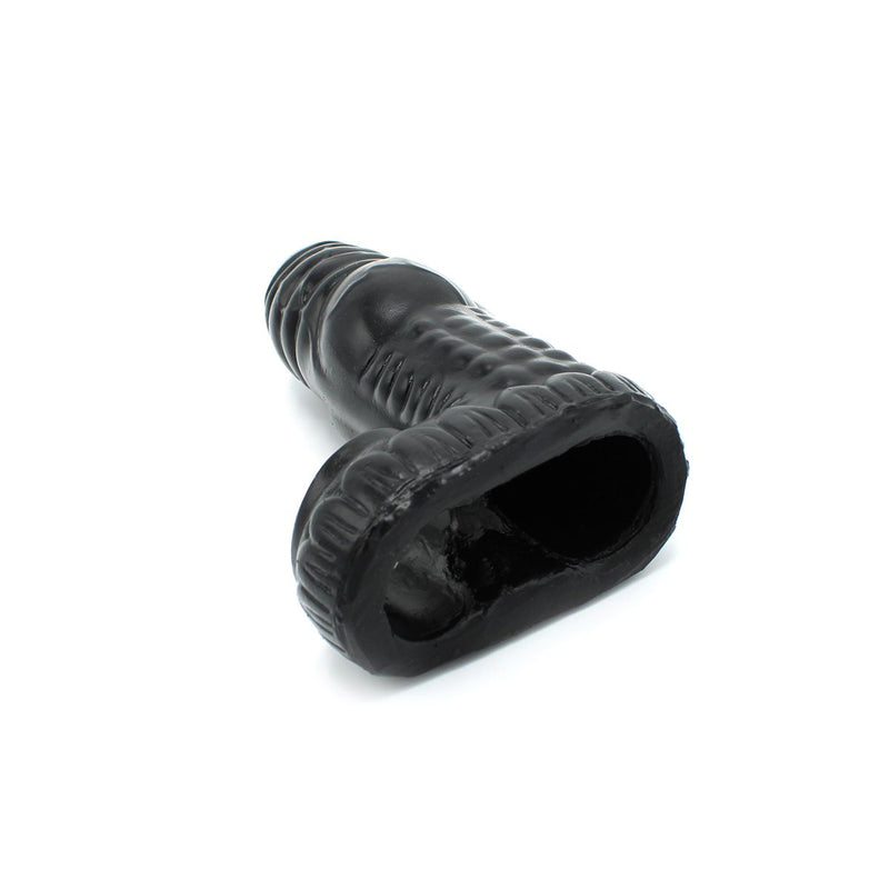Kiotos Monstar 05 - Penis Sleeve - Penisverlenging - Met Ball Stretcher Opening - Diameter Ø 50 mm - Siliconen - Zwart-Laced-up.nl