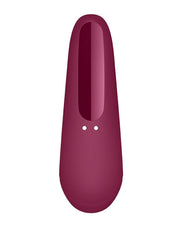 Satisfyer Curvy 1+ Rose Red App Connect Clitoris Vibrator- Laced-up.nl