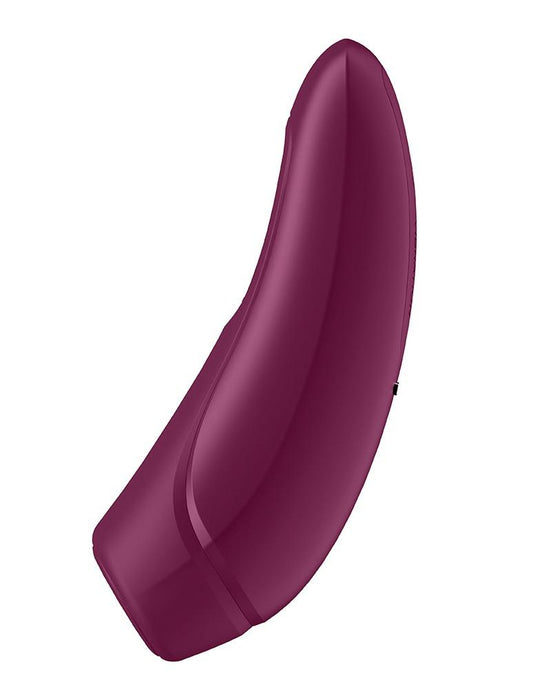 Satisfyer Curvy 1+ Rose Red App Connect Clitoris Vibrator- Laced-up.nl